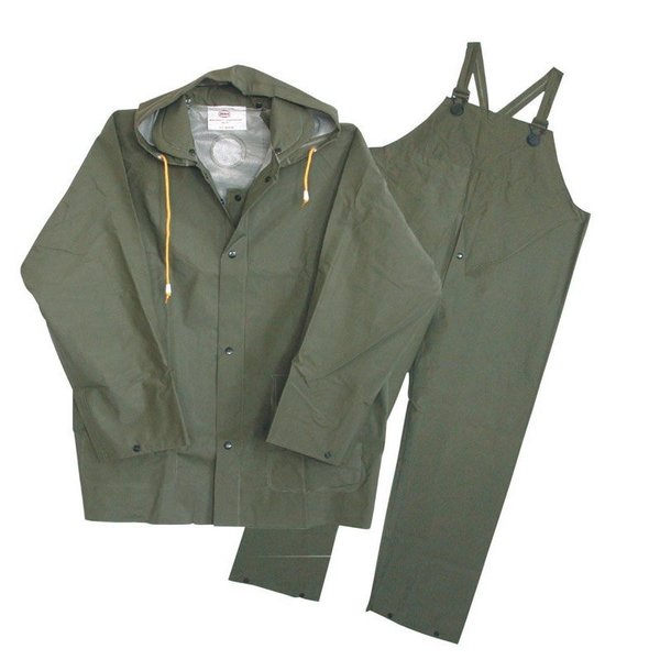 Safety Works 3Pc Xl Grn Rain Suit 3PR0300GX